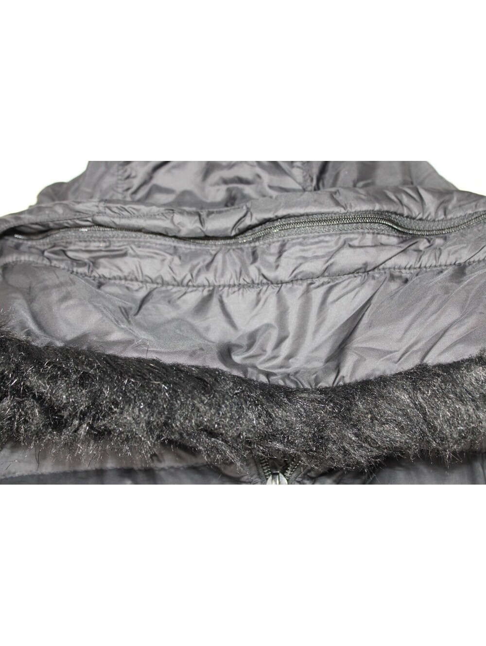 The North Face Womens Parkina Puffer Jacket Size XL Grey 600 Goose Down Coat - Picture 8 of 16